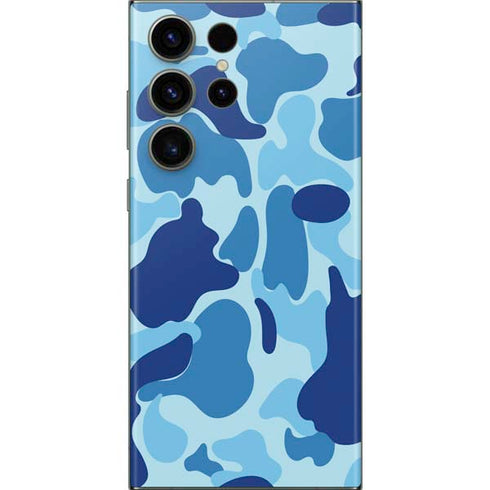Light Blue Street Camo Galaxy Skins